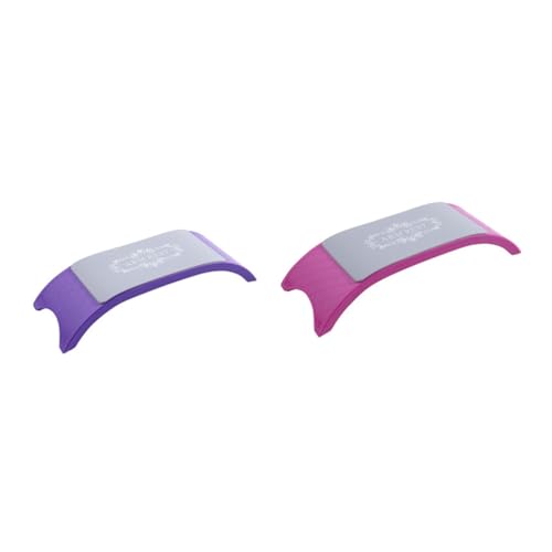 ARTSEWPLY 2 Stück Silikon Handgelenkstütze für Maniküre Nägel Flexibles Nagel Armlehnen Kissen Ergonomische Handstütze für Nagelstudio Nagelkunst DIY und Nageltraining Zufällige Farbe von ARTSEWPLY