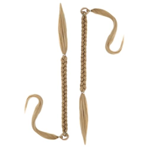 ARTSEWPLY 2 Stück Synthetische Geflochtene Pferdeschwanz Haarverlängerung Teiliges Hitzebeständig Glatt und Leicht Vielseitig für Damen Einfach zu Stylen und Langlebig von ARTSEWPLY