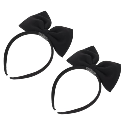 ARTSEWPLY 2 Stück Teiliges Haarschleifen Stirnband mit Schleifendesign Bequemes Langlebiges Material als Party Mitgebsel und Süßes Foto Requisit für Mädchen von ARTSEWPLY