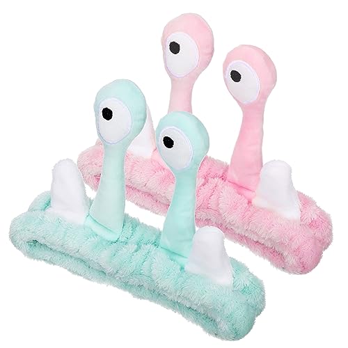 ARTSEWPLY 2stücke Schnecken-stirnband Zum Waschen Von Gesicht Hautpflege-stirnbänder Aus Fleece-material Spa-stirnband Für Frauen Vielseitig Einsetzbar Für Verschiedene Anlässe von ARTSEWPLY