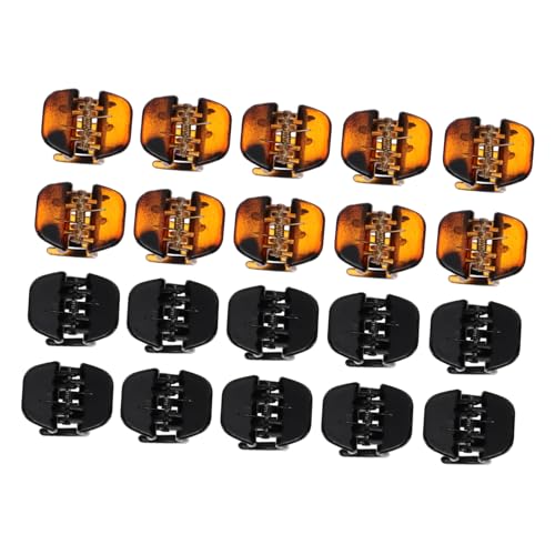 ARTSEWPLY 20 Stück Teiliges Acryl Haarklammer Klein Elegant Rutschfest für Damen Mädchen Haarschmuck Schwarz und Schildpatt Vielseitig für Alltag und Festliche Anlässe von ARTSEWPLY