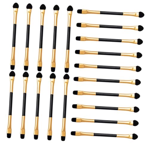 ARTSEWPLY 20 Stück Teiliges Dual End Lidschatten Pinselset für Frauen Kompakt Präzise Augen Make Up Werkzeuge Leicht Tragbar für Highlight Blenden Verblenden und Konturierung von ARTSEWPLY