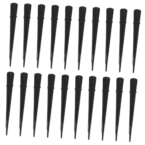 ARTSEWPLY 20 Stück Teiliges Schwarze Duckbill Haarklammern aus Metall Rutschfeste Alligator Clips für Frauen Matte Langlebige Haarspangen für DIY Styling und Vielseitige Anlässe von ARTSEWPLY