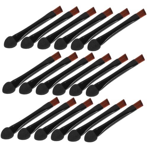 ARTSEWPLY 20stücke Abgewinkelter Augenbrauenpinsel Mit Doppelseitigem Lidschatten-schwamm- Make-up-werkzeug Für Reisen Und Alltag von ARTSEWPLY
