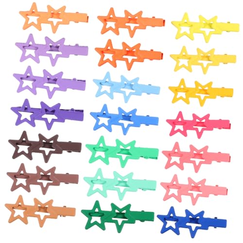 ARTSEWPLY 21 Stck Teiliges Stern Haarspangen Leichte Metall Haarklammern Fünfzackige Dekorative Clips für Frauen und Mädchen Langlebig Modisch Accessoire für Alltag und Besondere Anlässe von ARTSEWPLY