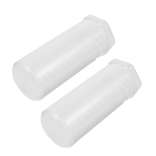 ARTSEWPLY 2 Stück Rasierpinsel Etui Für Reisen Verstellbares Design Transparent Mit Drehverschluss Für Männer Rasierzubehör Für Hause Und Unterwegs von ARTSEWPLY