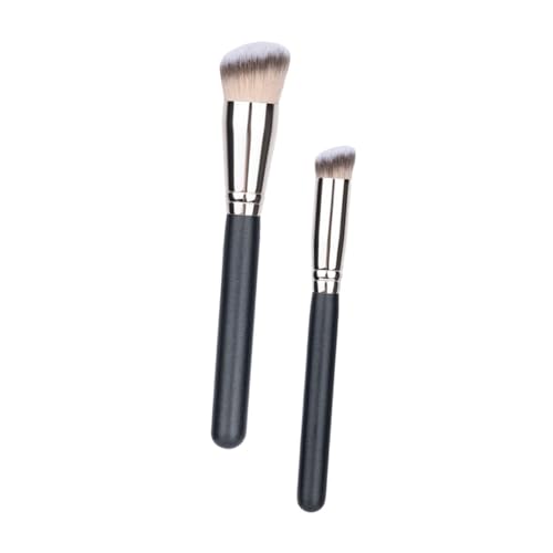 ARTSEWPLY 2stücke Make-up-pinsel Aus Synthetischen Fasern Mit Foundation-pinsel Und Kosmetik-mischpinsel Für Damen Nahtloser Gesichtspinsel Für Concealer Und Mehr von ARTSEWPLY