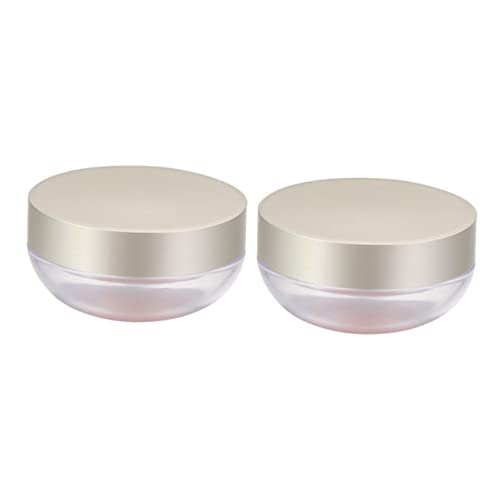 ARTSEWPLY 2stücke Puderdose Mit Klappe Aus Kunststoff Wiederverwendbar Tragbar Für Puder Lidschatten Kosmetikbehälter Für Make-up von ARTSEWPLY