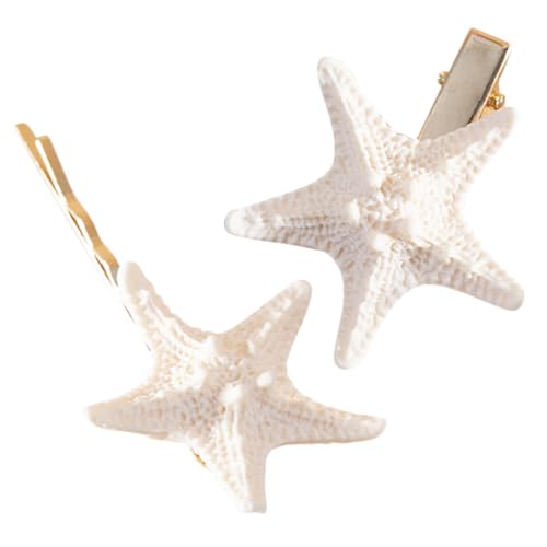 ARTSEWPLY 2stücke Seestern Haarnadeln Für Hochzeiten Und Strandpartys Handgefertigte Haarspangen Aus Harz Brautschmuck Und Haaraccessoires Für Meerjungfrauen-stile Einzigartiges Design von ARTSEWPLY