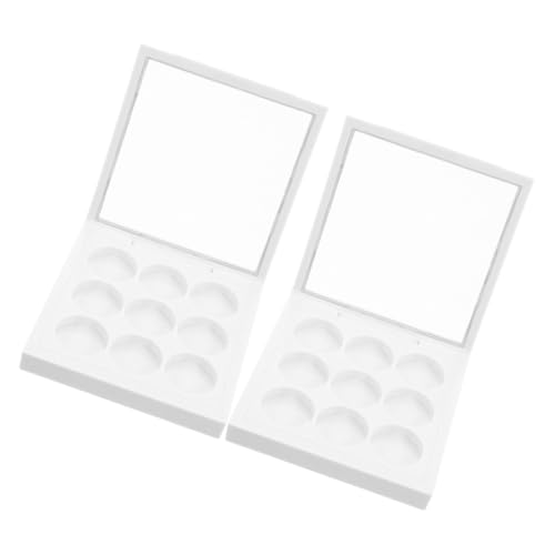 ARTSEWPLY 2stücke Transparentes Plastikbehälter Fächern Für Diy Lidschatten-paletten Quadratische Kleine Box Für Make-up-organisation Geeignet Für Lidschatten Und Concealer Leicht Und Nachfü von ARTSEWPLY