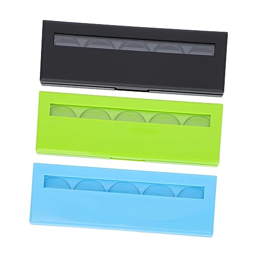 ARTSEWPLY Elegantes Lidschatten-box-set Mit Mehreren Fächern 3 Tragbare Lippenstift- Und Rougebehälter Make-up-organizer Für Zuhause Und Unterwegs Nachfüllbar von ARTSEWPLY