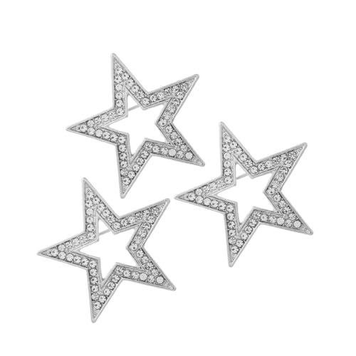 ARTSEWPLY 3 Stück Strass Broschen aus Robustem Legierungsmetall Modische Anstecknadeln für Cardigans Schals und Hemden Vielseitiger Schmuck für Damen Eleganter Vintage stil für Festliche von ARTSEWPLY