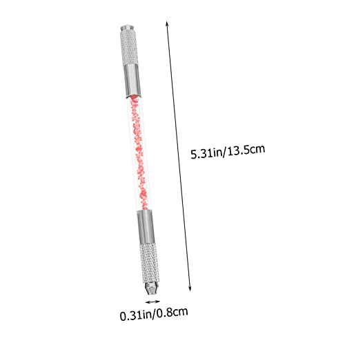 ARTSEWPLY 3 Stück Teiliges Doppelkopf Manual Eyebrow Pen Multifunktionaler Augenbrauenstift aus Aluminiumlegierung Rostfrei Geeignet für Präzises Augenbrauen Shaping und Makeup Anfänger von ARTSEWPLY