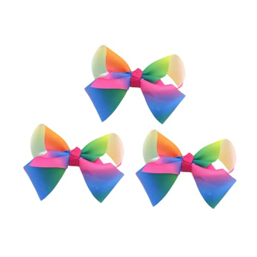 ARTSEWPLY 3 Stück Teiliges Regenbogen Haarclips für Mädchen Bunte Farbverlauf Haarklammern Langlebige Haarspangen Sicherer für für Alltag Party und Festtage von ARTSEWPLY