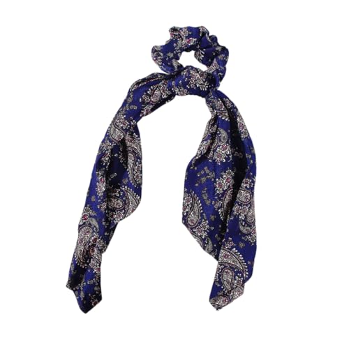 ARTSEWPLY 3 Stück Teiliges Retro Scrunchy mit Großem Chiffon Haarband Elastische Haargummis mit Langem Schleifen Design für Damen Vielseitige Haarbänder für Dünnes und Zufällige Farbe von ARTSEWPLY