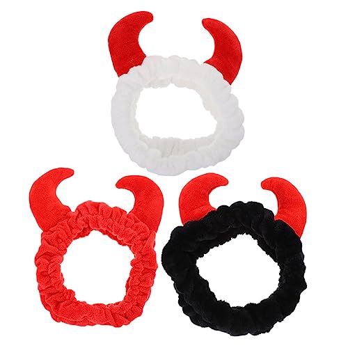 ARTSEWPLY 3 Stück Teiliges Waschgesicht Haarbänder Elastisch Wiederverwendbar Weiche Haarreifen für Damen Spa Make up Yoga von ARTSEWPLY