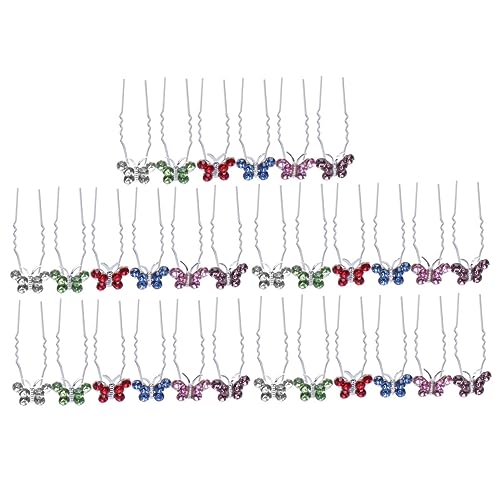 ARTSEWPLY 30stücke Damen Haarnadeln U-förmig Mit Strass Haar Sticks Für Hochsteckfrisur Party Feier Einkaufen Freizeit von ARTSEWPLY
