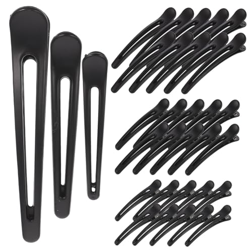 ARTSEWPLY 36 Stck Schwarze Haarklammern für Damen Billed Entenschnabel Haarclips für Haarstyling und Dekoration für Feste und Alltag Aus Robustem Material Rutschfest und Pflegeleicht von ARTSEWPLY