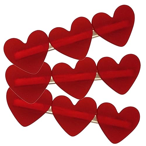 ARTSEWPLY 3 Stück Herz Haarspangen für Damen Klemm Haarclips Haaraccessoires für Mädchen für Partys und Alltag Dekorative Haarnadeln von ARTSEWPLY