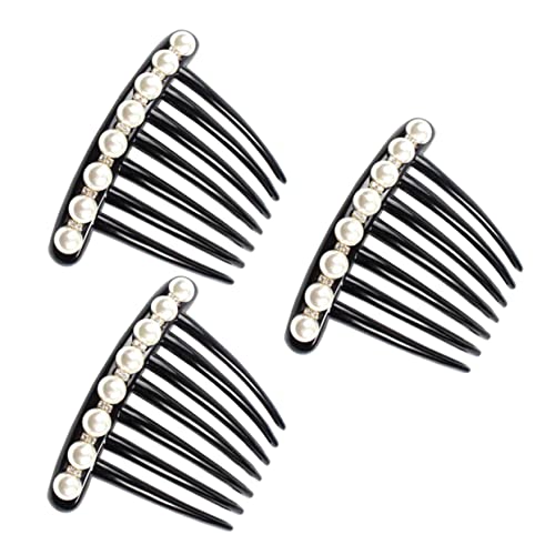 ARTSEWPLY 3stücke Perlen-haarnadeln Mit Kristallen Rutschfeste Haarkämme Kopfschmuck Für Frauen Und Mädchen Haarschmuck Für Hochzeit Und Abendessen von ARTSEWPLY