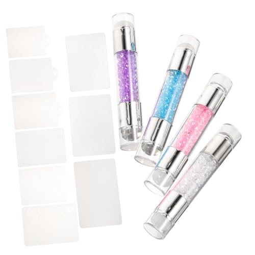 ARTSEWPLY 4sätze Nagelstempel Maniküre-schaber Diy-nagelstempel Maniküre-zubehör Stempel Set Schaber Werkzeug Für Nägel von ARTSEWPLY