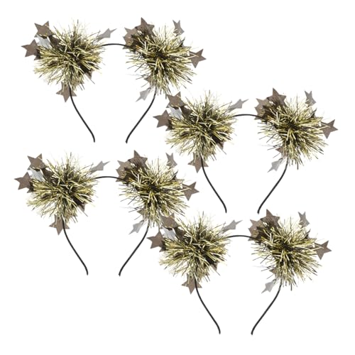 ARTSEWPLY 4 Stck. Teiliges Stern Haarband für Mädchen Glitzerndes Leichtes Stirnband mit Stern Geeignet für Party Geburtstag Hochzeit Cosplay und Fotorequisiten Komfortabel und Dekorativ von ARTSEWPLY