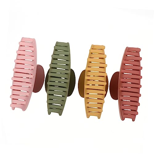 ARTSEWPLY 4 Stück Große Acryl Haarklammern für Damen Bunten Farben für Dickes Dünnes Glattes oder Lockiges Haar für Frisuren und Alltägliche Anwendung Zufällige Farbe Zufällige Farbe von ARTSEWPLY