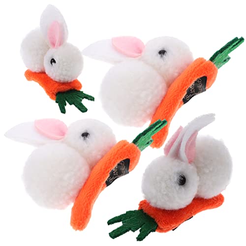 ARTSEWPLY 4stücke Teiliges Niedliche Haarspangen Mit Kaninchen-design Haarclips Für Mädchen Für Ostern Und Festliche Anlässe Geeignet Für Und Dickes Haar von ARTSEWPLY