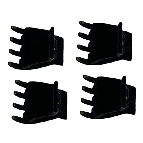 ARTSEWPLY 4stücke Kleine Klaue Haarclip Velour Haarkieferclip Einfache Klaue Klemme Damen Kopfschmuck von ARTSEWPLY