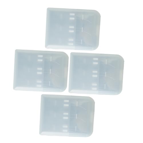 ARTSEWPLY 4 Stück Teiliges Zahnbürstenkopf Aufbewahrungsetui Tragbarer Staubdichter und Langlebiger Organizer für Elektrische Zahnbürstenköpfe für Reisen und Täglichen Gebrauch von ARTSEWPLY