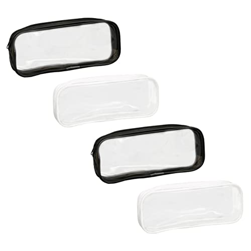 ARTSEWPLY 4stücke wasserdichte Transparente Bleistifttasche Mit Reißverschluss wasserdichte Make-up-Taschen Für Stifte Und Schreibwaren Leicht Abwischbar Und Tragbar von ARTSEWPLY