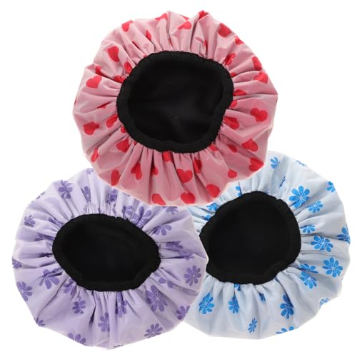 ARTSEWPLY 4stücke Multi-funktion Duschhauben Für Frauen Atmungsaktiv Für Make-up Spa Reisen Frottee-innenfutter Farben Zufällig von ARTSEWPLY