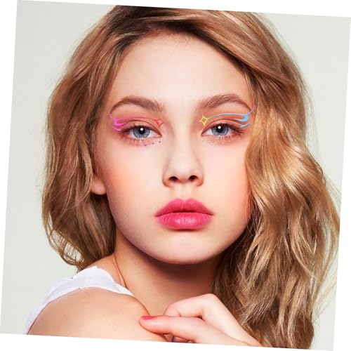 ARTSEWPLY 5 Blätter Teiliges Wasserfeste Eyeliner Aufkleber Temporäre Augen makeup tattoos Selbstklebende Lidschatten decals Leicht Anzubringen für DIY Cosplay und Präzise von ARTSEWPLY