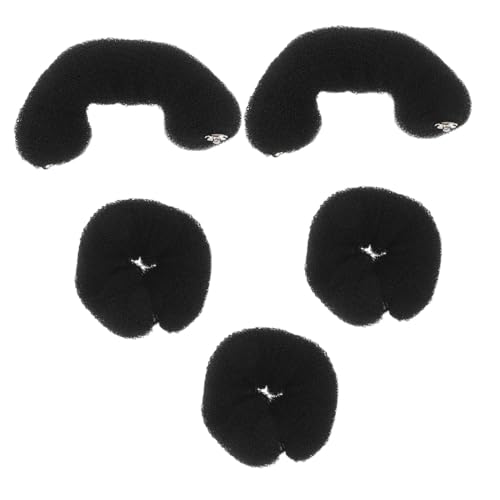 ARTSEWPLY 5 Stück Haar-donut-dutt-maker Für Dickes Haar Schneller Dutt-former Haar-accessoires Für Frauen Und Mädchen Weiches Schaumstoffmaterial von ARTSEWPLY