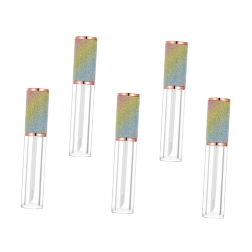 ARTSEWPLY 5 Stück Nachfüllbare Lippenstift Behälter Kompakte Lip Gloss Röhrchen für DIY Lippenbalsam und Lippenöl für Reisen und Kosmetische Anwendungen von ARTSEWPLY