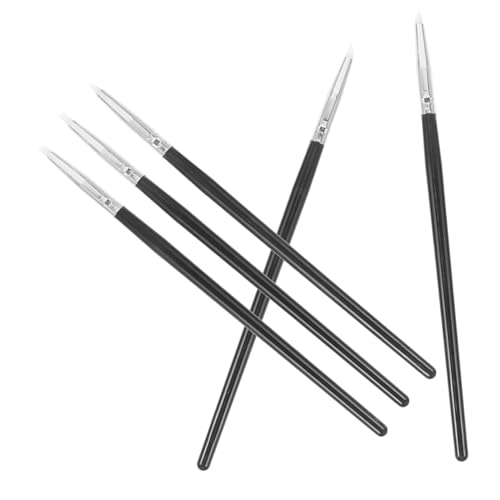 ARTSEWPLY 5 Stück Teiliges Nageldesign Skulptur Stift mit Silikonspitzen Vielseitige Nail Art Werkzeuge für Modellieren Malen und Präzisionszeichnung für Profi und Heimgebrauch von ARTSEWPLY
