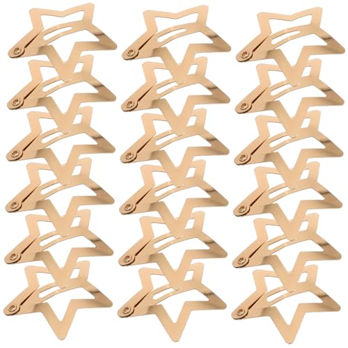 ARTSEWPLY 50 Stück Stern Haarspangen Metallisch Silber Haarklammern Mode Hair Clips Frauen Fester Sitz Langlebig Vielseitig Stylisch für Damen und Mädchen von ARTSEWPLY