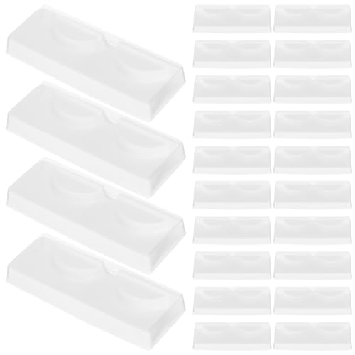 ARTSEWPLY 50stücke Eyelash Case Tragbare Aufbewahrungsbox Für Künstliche Wimpern Leere Organizer Mit Transparentem Deckel Platzsparend Und Leicht Für Reisen Für Makeup-liebhaber von ARTSEWPLY