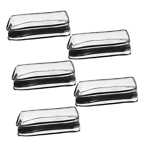 ARTSEWPLY 5Stücke Transparente Kosmetiktasche aus Multifunktionale Make Up Taschen für Reisen Große Kapazität Organizer für Kosmetik Toilettenartikel von ARTSEWPLY