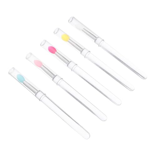 ARTSEWPLY 5stücke Lippenpinsel Für Lippenstift Silikon-lippenapplikator Lippenmasken-auftrag Lipgloss-balsam-tool Make-up-pinsel Für Lidschatten von ARTSEWPLY