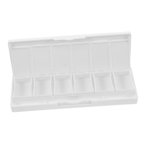 ARTSEWPLY 6 Make Up Boxen Leer Lidschatten Etuis Make Up Paletten Etui Lippenstiftbehälter Leere Lippenpalette Leere Aquarellpalette Kunststoffpalette Lippen Organizer Reise von ARTSEWPLY