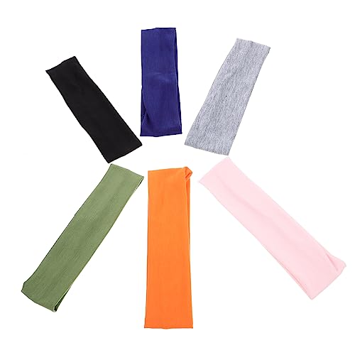 ARTSEWPLY 6 Stück Elastische Sport Stirnbänder für Damen Atmungsaktive Haarbänder zum Yoga Fitness und Joggen Schweißabsorbierend und Dekorativ von ARTSEWPLY