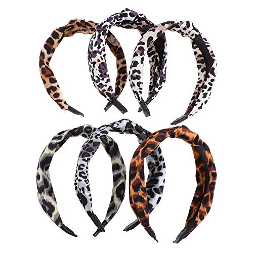 ARTSEWPLY 6 Stück Leopard Stirnbänder Teiliges für Damen Knoten Haaraccessoires Verschiedenen Farben für Alltag und Besondere Anlässe Bequem und ARTSEWPLY 6 Stück Leopard Stirnbänder Teiliges für Damen Knoten Haaraccessoires Verschiedenen Farben für Alltag und Besondere Anlässe Bequem und von ARTSEWPLY