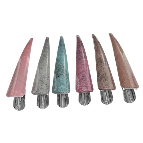 ARTSEWPLY 6 Stücke Acryl Haarspangen Haarnadel aus Ochsenhorn Rutschfest für Mädchen Haarzubehör für von ARTSEWPLY