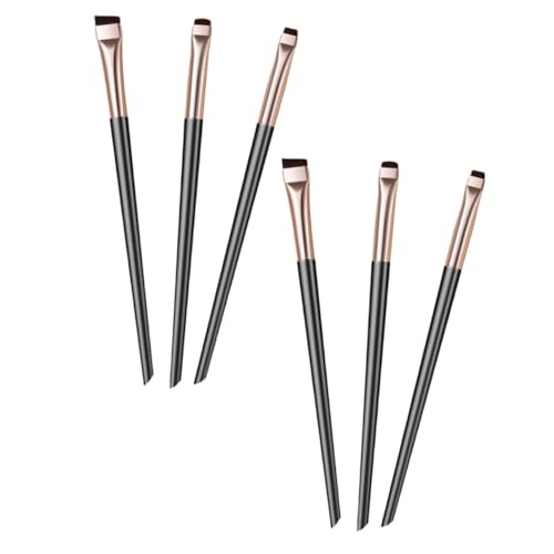 ARTSEWPLY 6 Stück Teiliges Eyeliner Pinsel Set für Präzises Make Up Feine Abgewinkelte Pinsel für Damen Langlebige Leichte für Professionelles und Persönliches Styling von ARTSEWPLY
