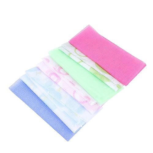 ARTSEWPLY 6 Stück Teiliges Langes Peeling badetuch mit Starkem Schaum Nylon duschhandtuch zum Sanften Peeling und Hautreinigung Geeignet für Hotel Camping und Tägliche Körperpflege von ARTSEWPLY