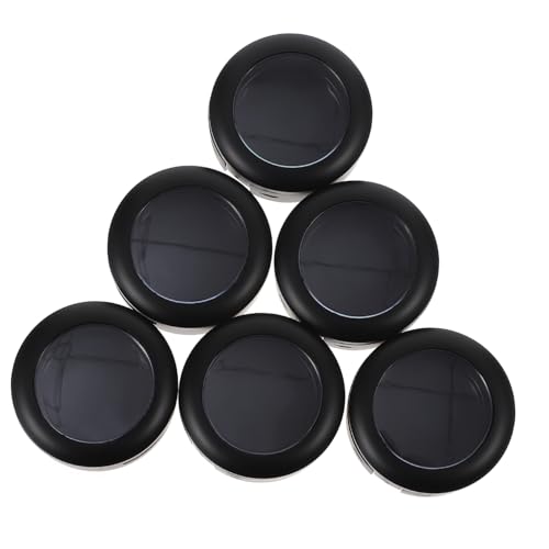 ARTSEWPLY 6 Stück Teiliges Lidschatten Schwarz Matte Nachfüllboxen Leichtes Make up aufbewahrungs Organizer Reise Kosmetik Behälter Sicheres Material von ARTSEWPLY
