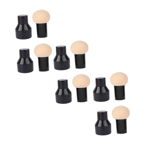 ARTSEWPLY 6 Stück Teiliges Make Up Schwämme mit Griff für Lose Puder und Foundation Trocken und Nass Anwendbar Tragbare Kosmetikpuderquaste für Frauen Geeignet für Gesicht und Körper von ARTSEWPLY