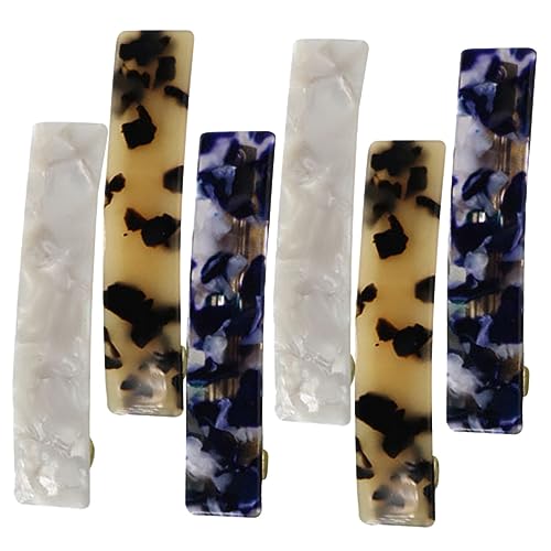 ARTSEWPLY 6Stücke Haarschmuck für Damen Temperament Haarspangen für Dickes Haar Langlebige und Acetatplatten Haarclips zum Stylen und Fixieren bei Make Up von ARTSEWPLY