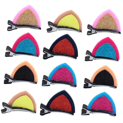 ARTSEWPLY 6paare Katzenohr Haarnadeln Kopfschmuck Glitzer Junge Mädchen Haarschmuck Haarnadeln Für Junge Mädchen Und Kleinkinder Katzenohren Haaraccessoires von ARTSEWPLY